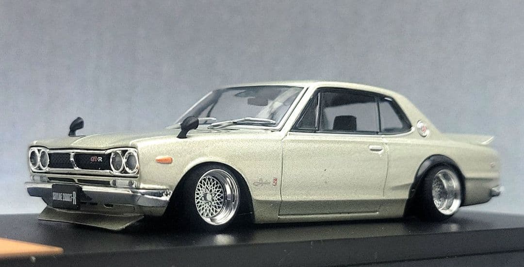 1/43　スカイライン改　ハコスカ2Dr　SSRメッシュ　アルミ製　深リム