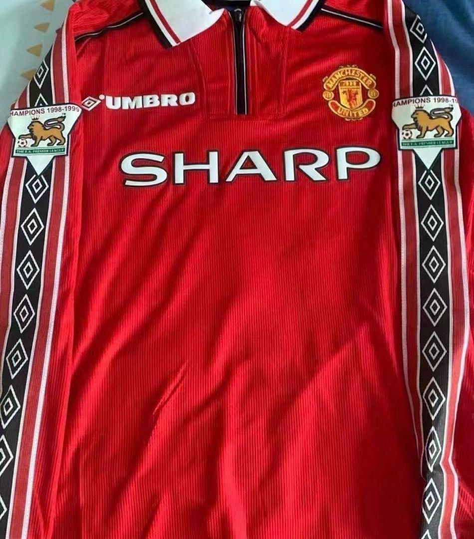 マンチェスターＵ ユニフォーム 長袖　ベッカム Ｌサイズ