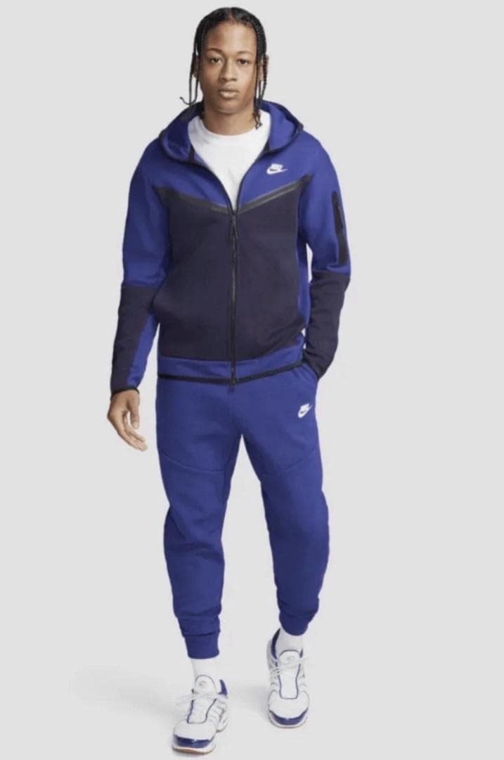 central cee愛用 NIKE テックフリース セットアップS ブルー