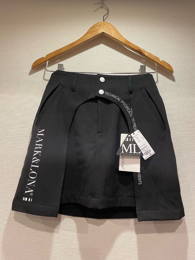 新品✦マークアンドロナ✦2024秋冬CD11-TTSK✦2wayスカートブラック