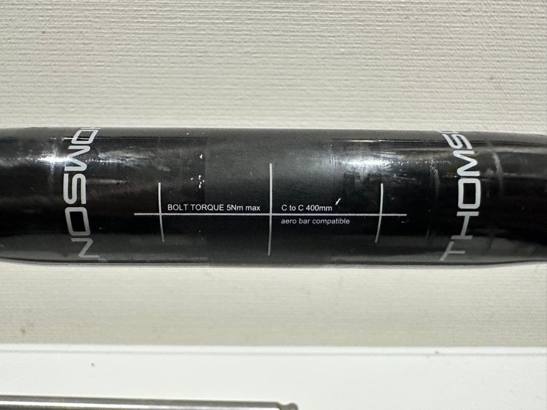 パーツ THOMSON carbon road bar aero C to 400mm