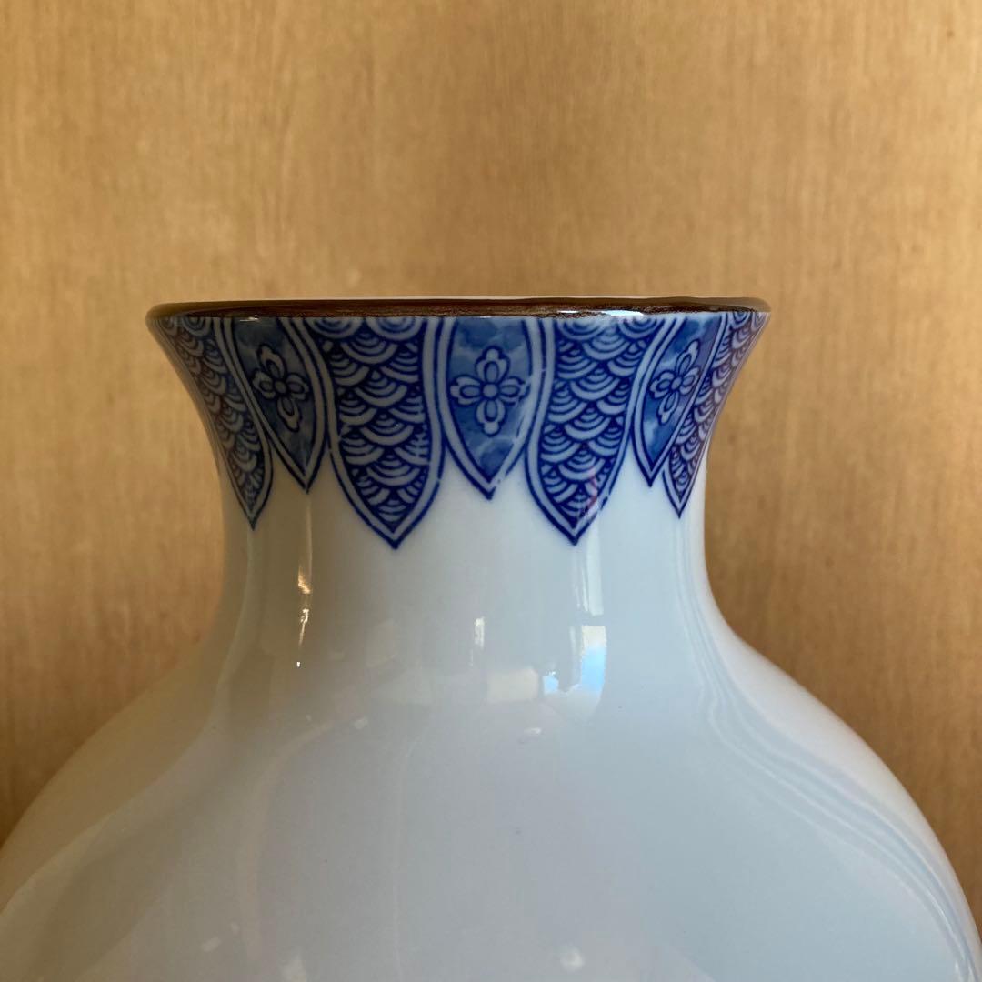 会津の冬　斉藤清　花瓶　西峰