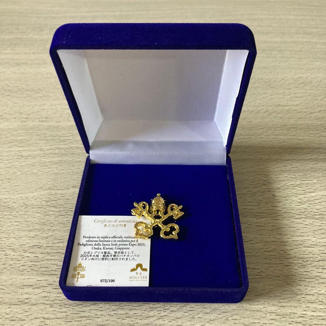 大阪・関西万博 イタリア バチカン 限定 ピンバッジ シリアル 072/100