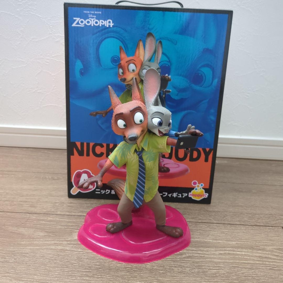ズートピア 一番くじ A賞 ニック&ジュディセルフィーフィギュア