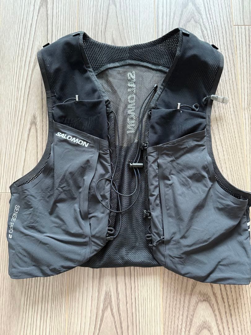 SALOMON ランニングベスト ハイドレーションボトル付