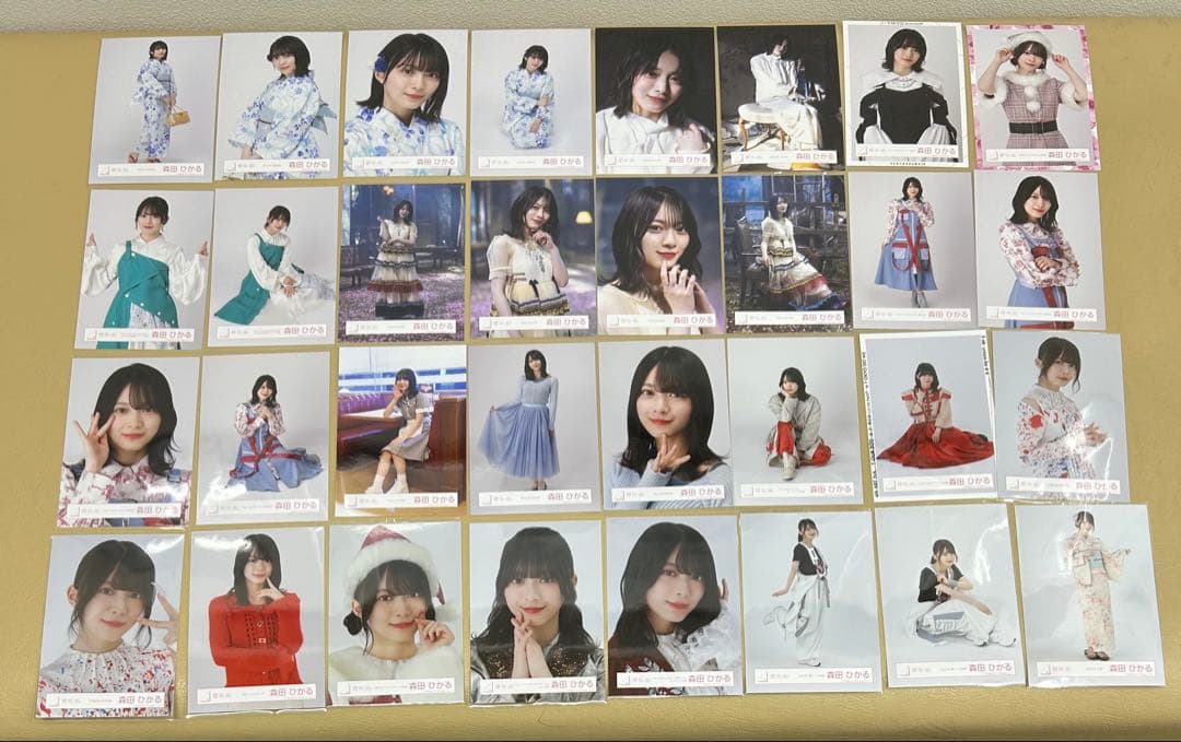 櫻坂46 森田ひかる 生写真 32枚 まとめ売り