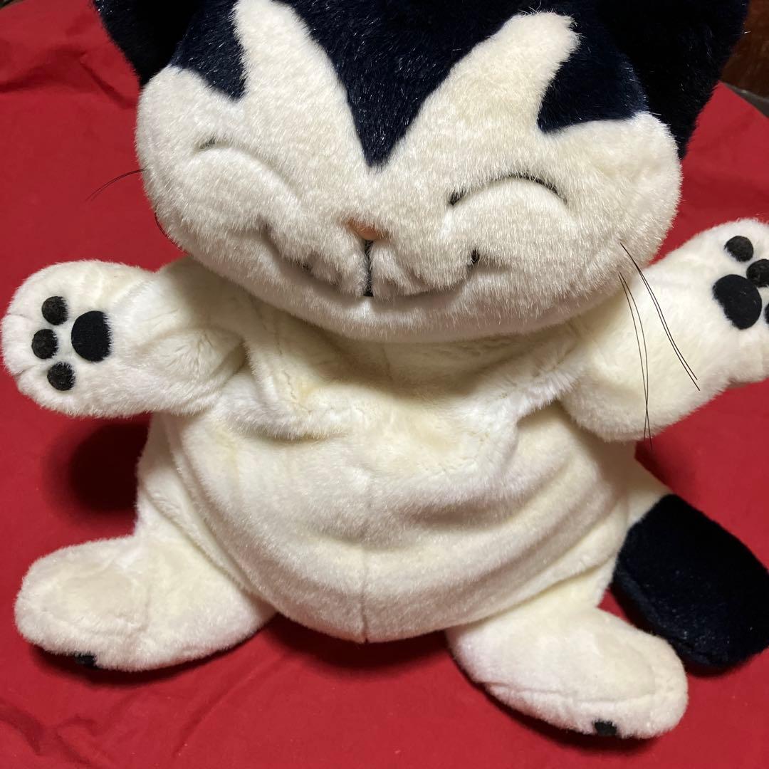 レトロぬいぐるみ　猫のヤーコプぬいぐるみ 大きめぬいぐるみ　猫ぬいぐるみ