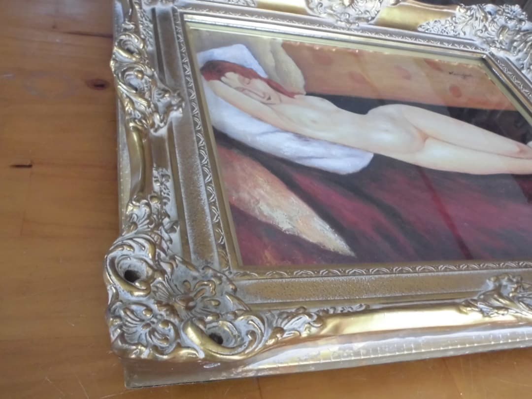 モディリアーニ、人物画　油彩　F８号