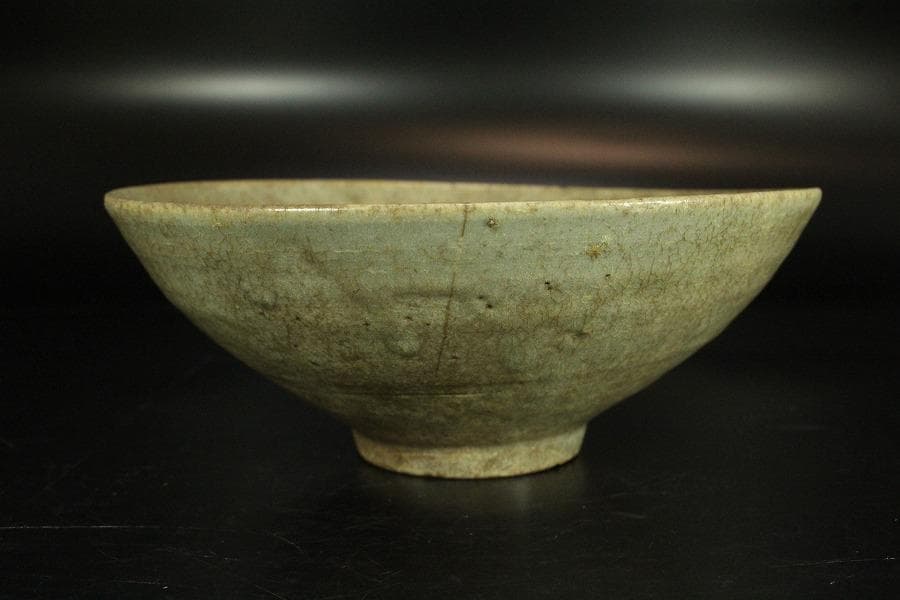 中国美術 内花紋 碗 φ17cm(K-LC484)