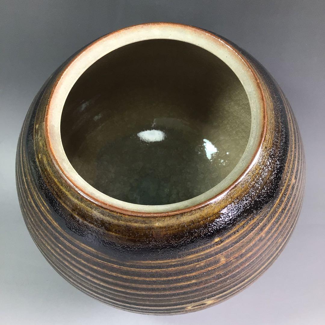 Ｐ８８９　水指　『粟田焼』『伊東陶山造』　木箱　茶道具