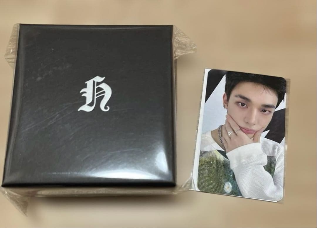 ヒョンジン メンプロ 南京錠ネックレス　straykids 公式　特典トレカ