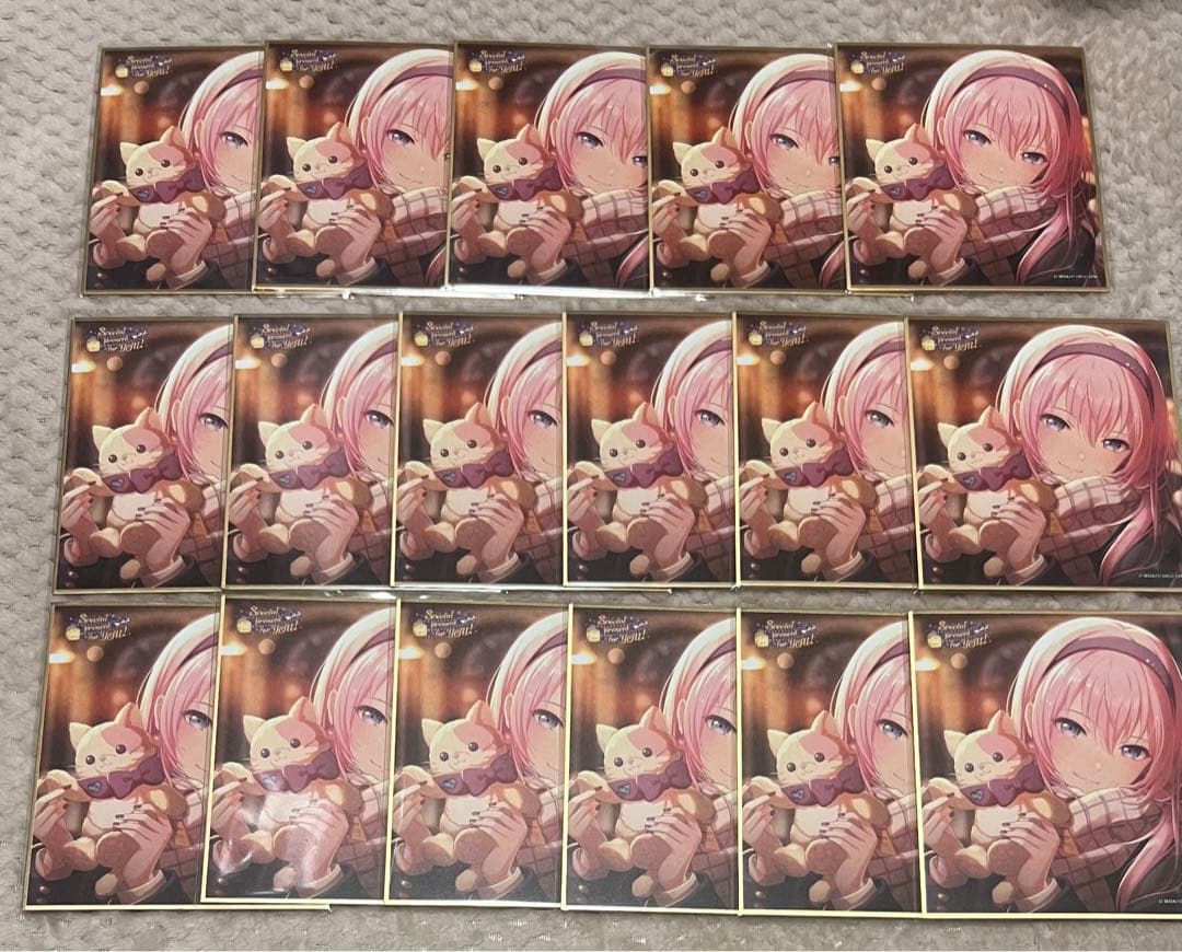 色紙 プロセカ 53c クリスマス まとめ売り 巡音ルカ