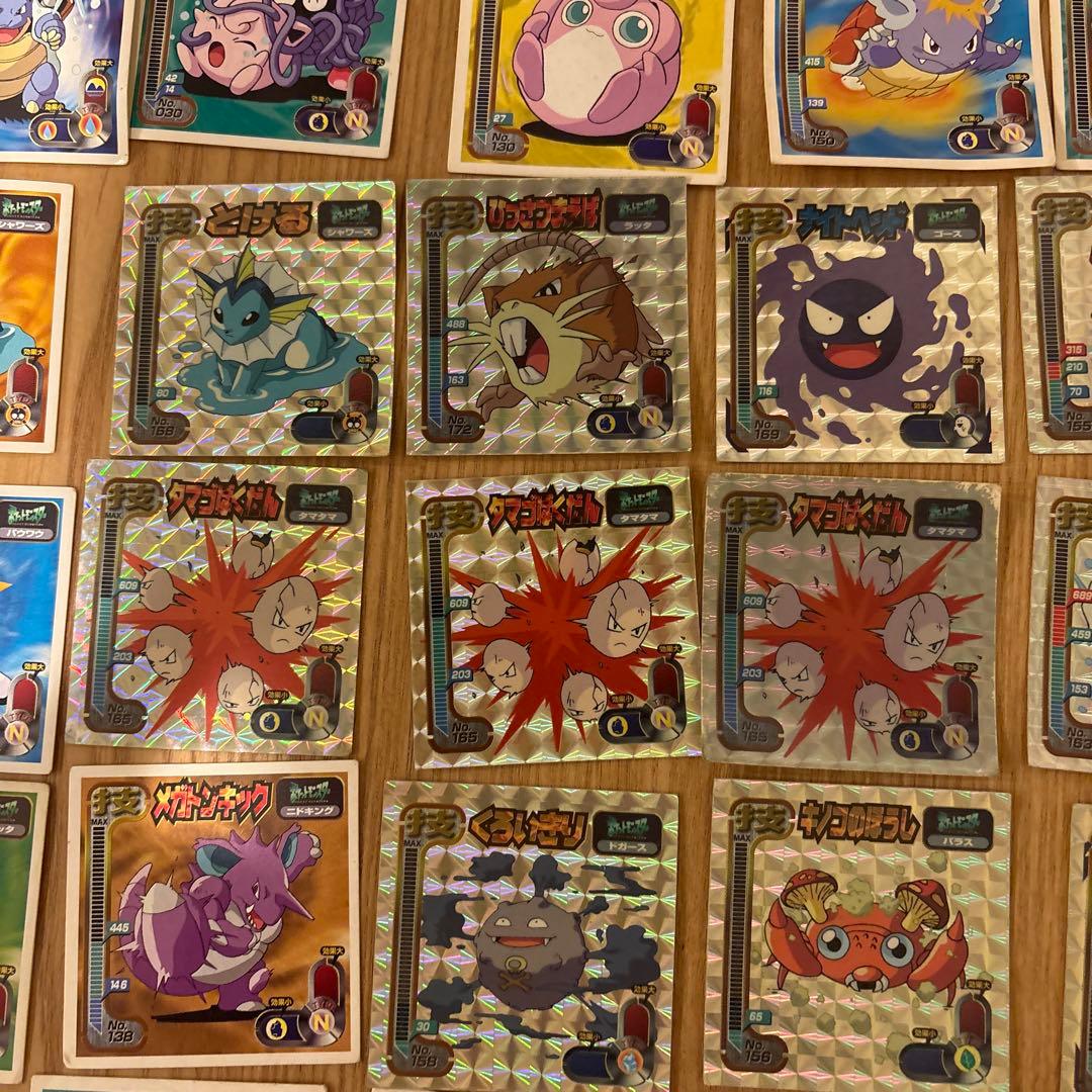 ポケモン　アマダ　まとめ売り　ポケモンシール烈伝　ポケモンゲットカードおまけ付き