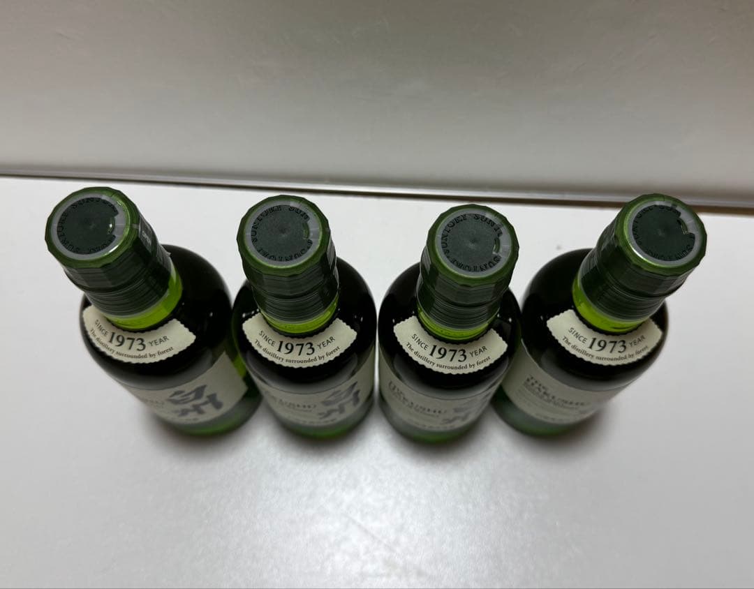 【新品未開封】ウイスキー山崎 白州180ml 各４本セット 合計8本