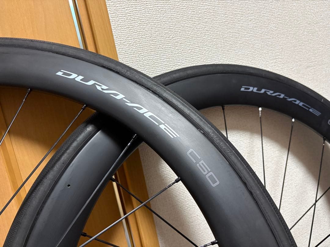 WH-9270-C50 美品 DURA-ACE チューブレスホイール 前後セット