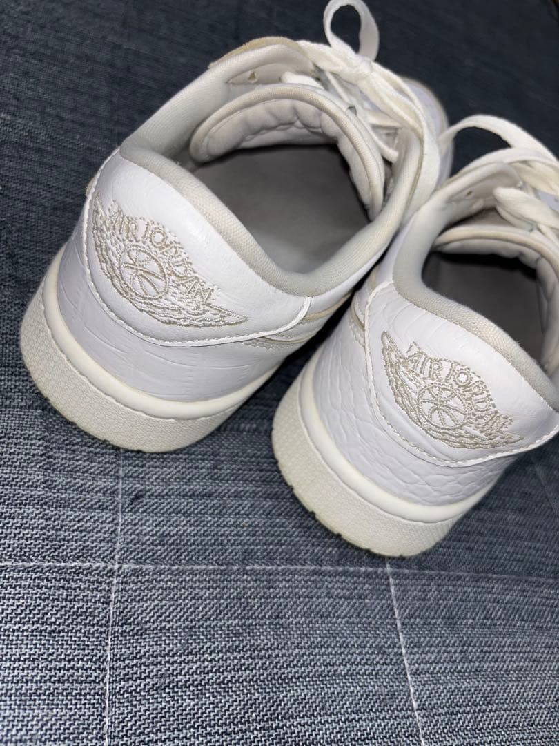 （美品）ナイキ、ゴルフ、ジョーダン、ホワイト、クロコダイル、サイズ27cm