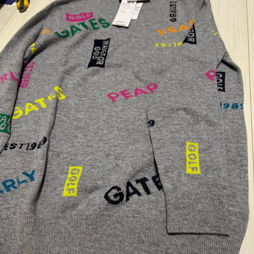 パーリーゲイツ　サイズ4 新品　セーター　ニット クルーネック