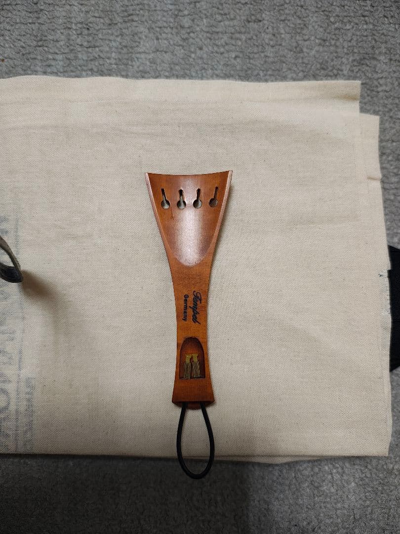 Otto Tempel社製テンペル最高級柘植ヴァイオリン用テールピース ドイツ製