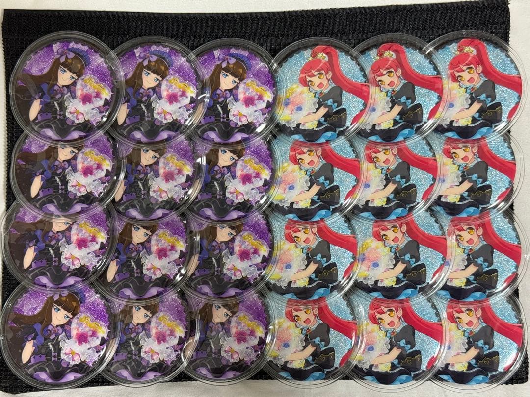 プリパラ 缶バッジ 黒須あろま 白玉みかん