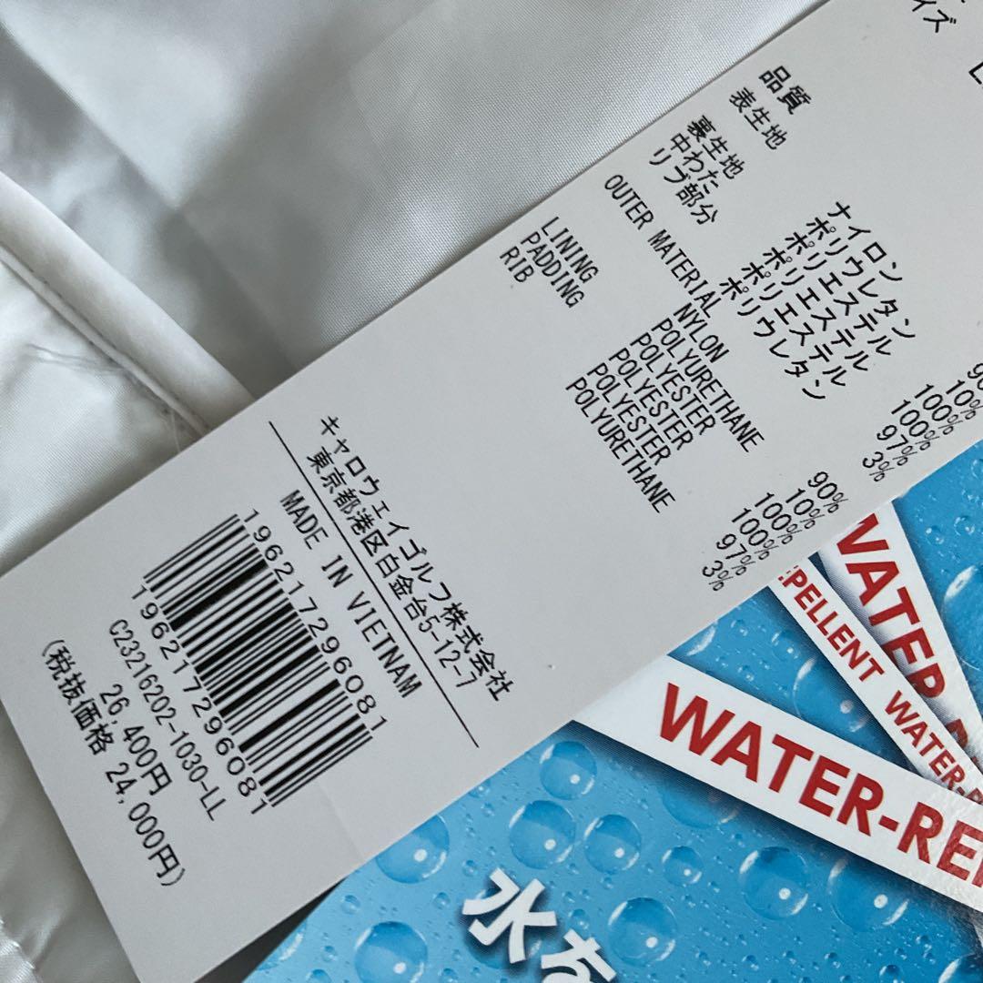 Callaway レディース ノースリーブ中綿ワンピース ホワイト　ＬＬ