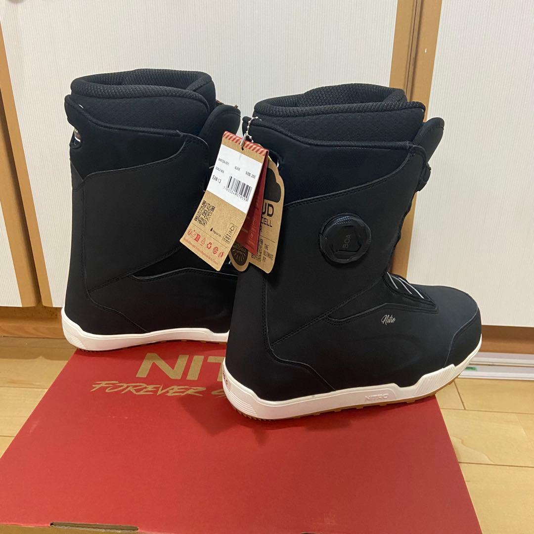 未使用　NITRO SCALA BOA ブラック US 8.0 25.5cm