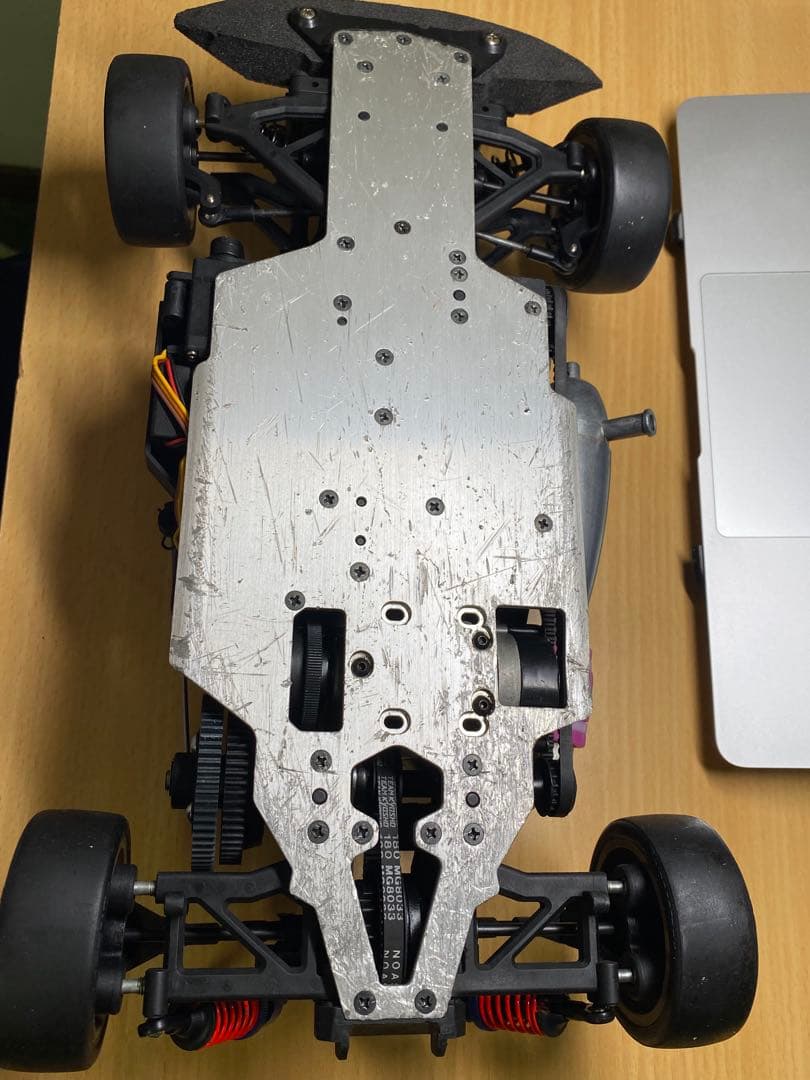 京商GT2ボディ付き カスタムホイール TE37風