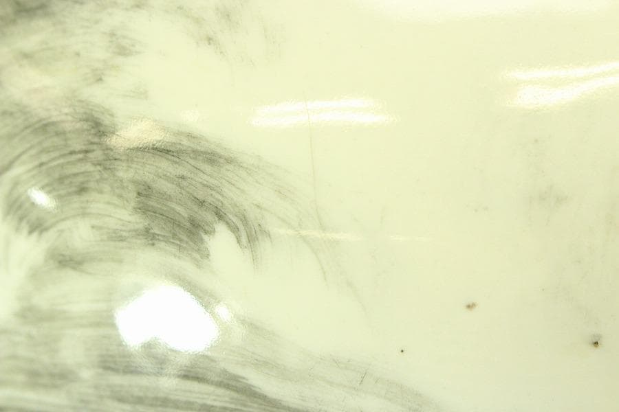 中国美術 龍図 花器(ZE652)