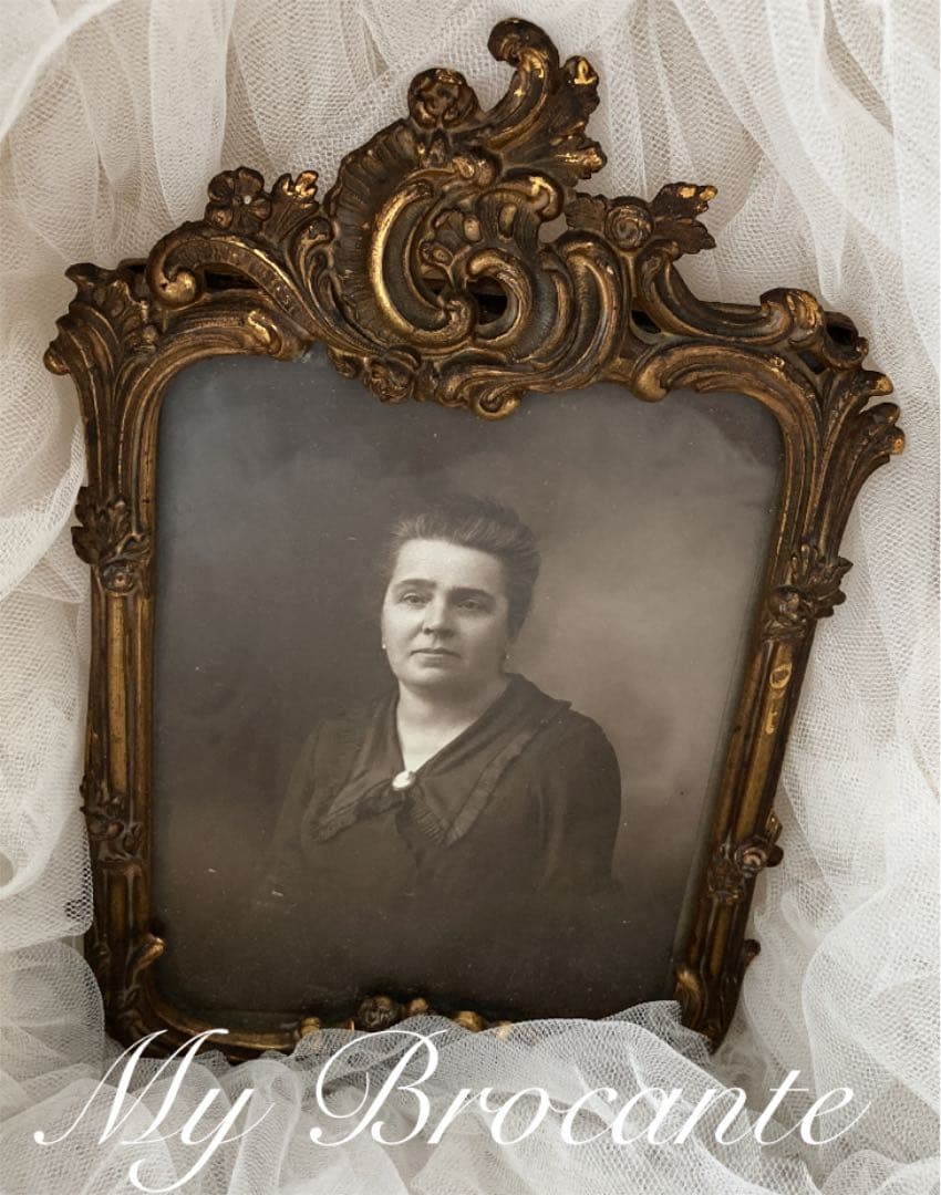 アンティーク雑貨 French l rocaille photo frame.