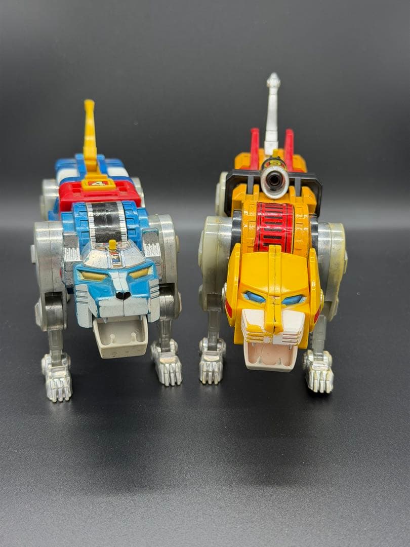 百獣王ゴライオン 青獅子 黄獅子 超合金 ポピー 昭和レトロ 武器パーツセット