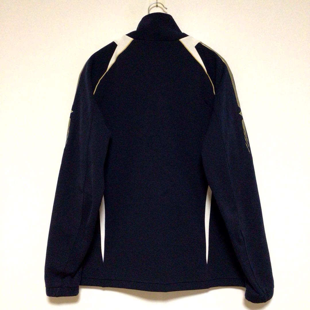 MIZUNO セットアップジャージ 上下セット 紺白金 S メンズ 美品