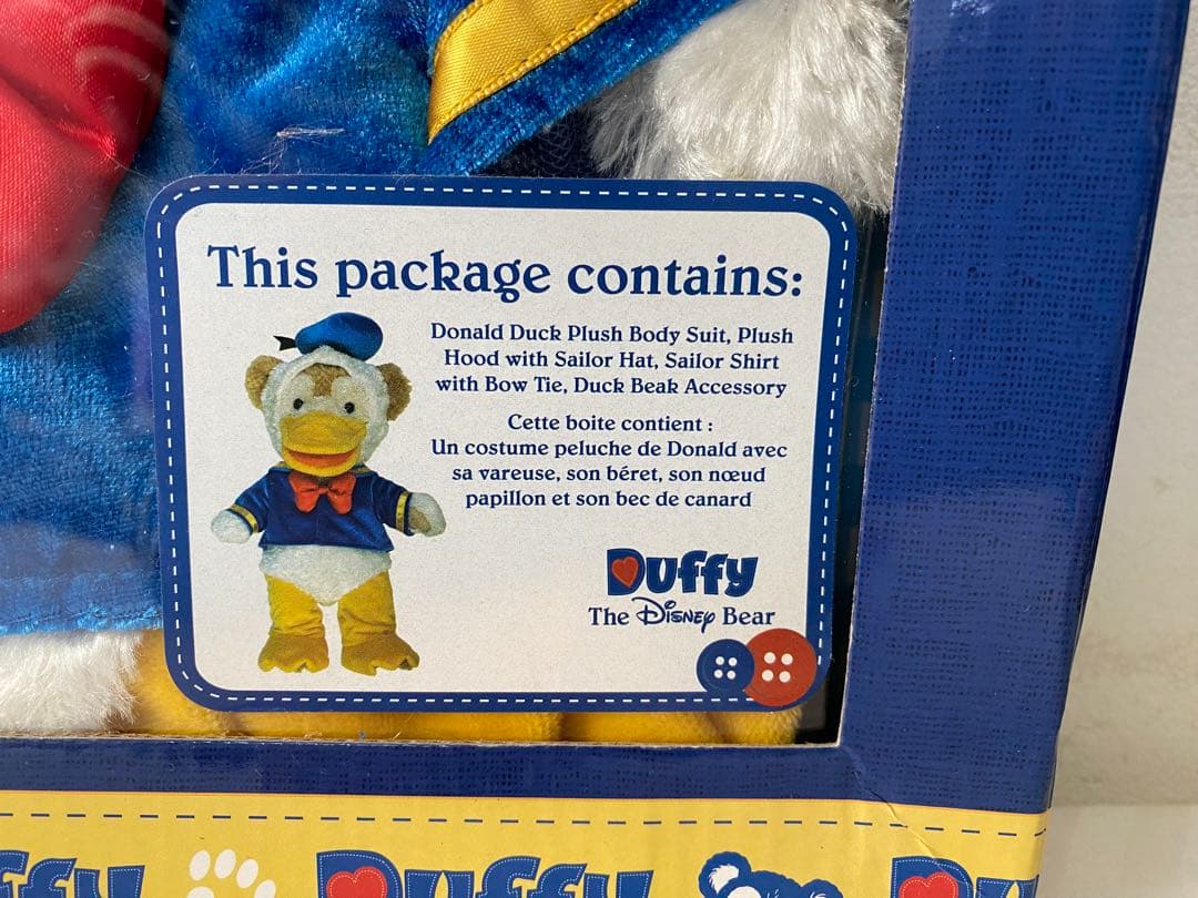 香港ディズニーランド*ダッフィー*ドナルド*コスチューム*