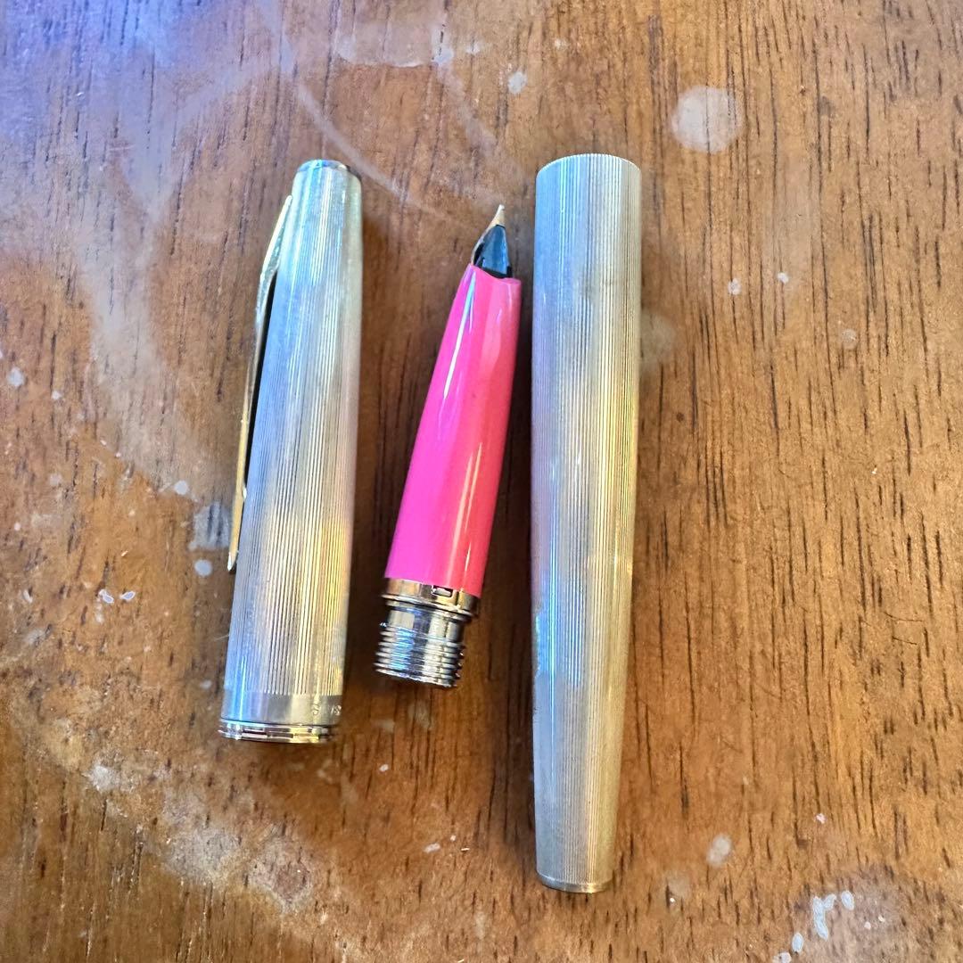 sailor セーラー　万年筆　ペン先　18K 本体:silver 刻印