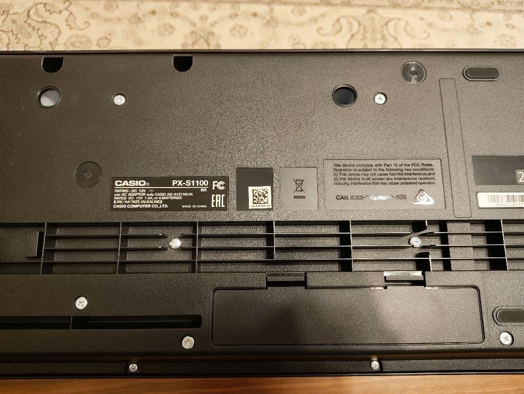 【CASIO】privia px-s1100 電子ピアノ 黒