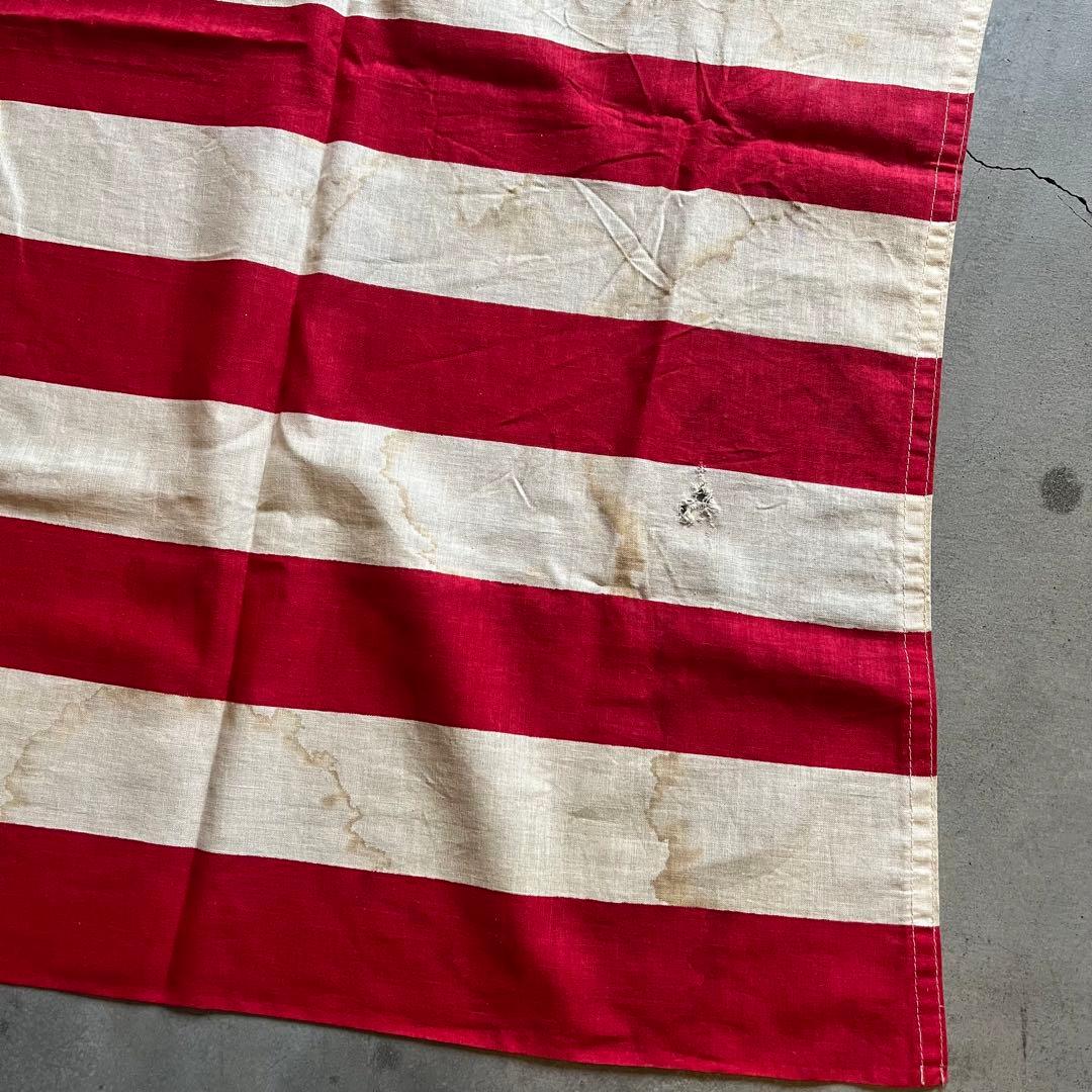 アメリカ 星条旗 50スター コットン ビンテージ アンティーク ディスプレイ