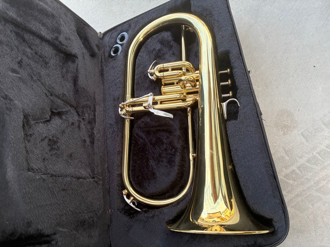 MAXTONE フリューゲルホルン B♭管 ケース付き