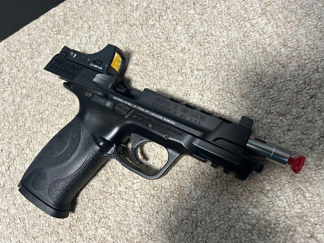 東京マルイM&P9L PC ported ドットサイト・予備マグ付き