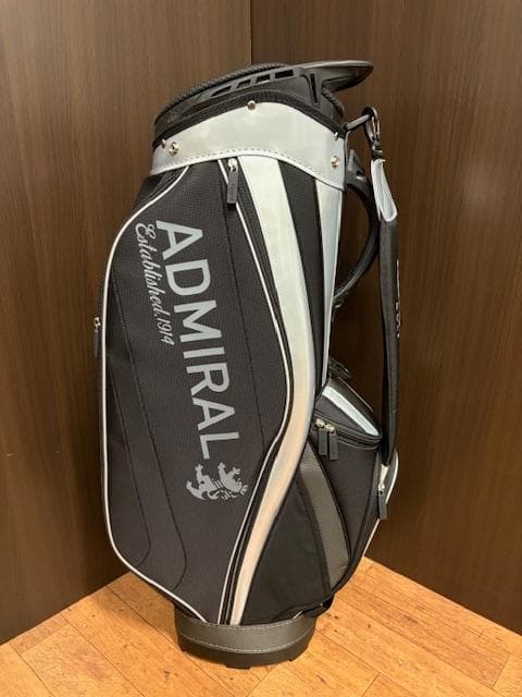 アドミラル ADMG5AC9 キャディバッグ ブラック/シルバー 新品