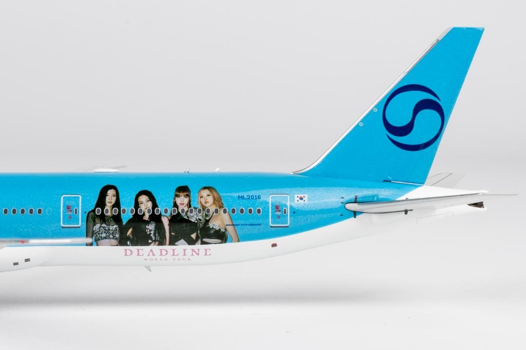 大韓航空 777-300ER HL2016 Black Pink 1/400