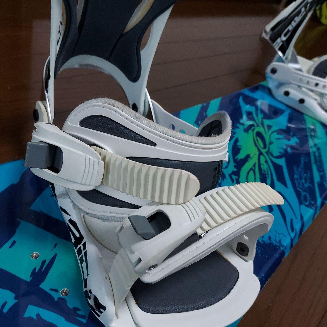 AIRWALK スノーボード 青と緑のデザイン155cm