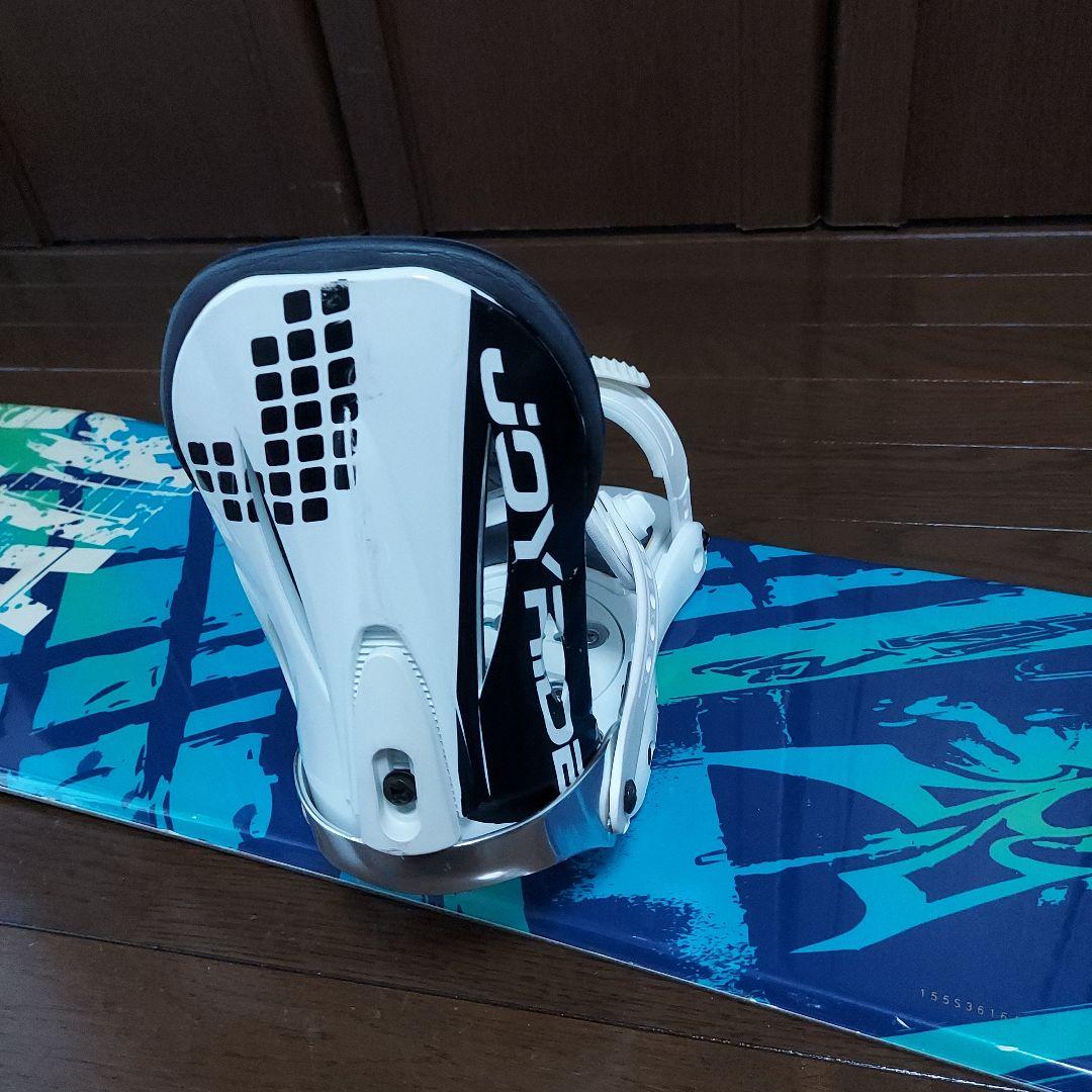 AIRWALK スノーボード 青と緑のデザイン155cm