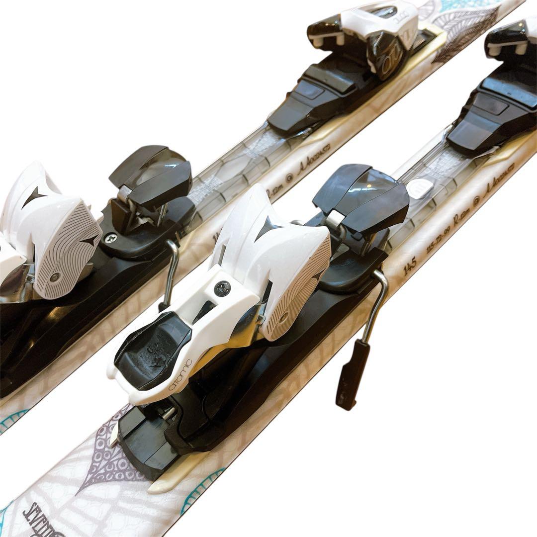 Atomic アトミック スキー板 レディース ホワイト　ソフトケース付き