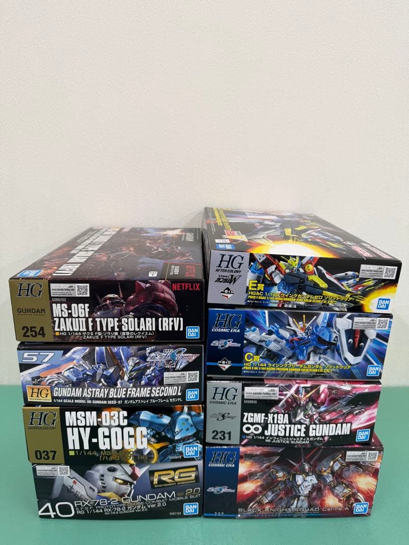HG RG ガンプラ セット 8種