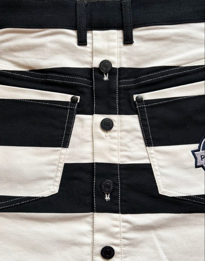 PEARLY GATES/パーリーゲイツ ボーダー ストレッチ スカート 0