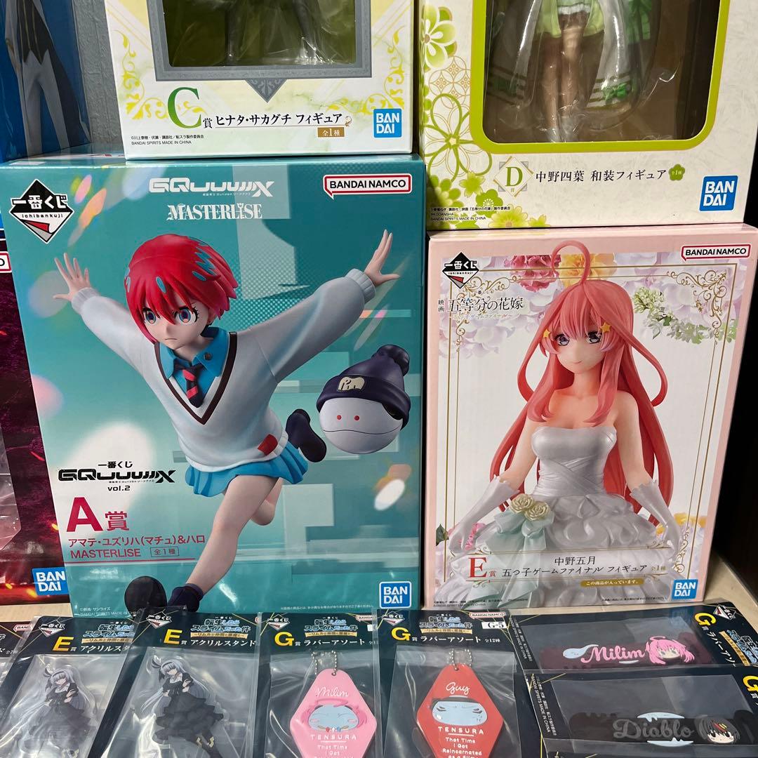 【未開封】一番くじフィギュア12体他　転スラ　ジークアクス　五等分の花嫁まとめ