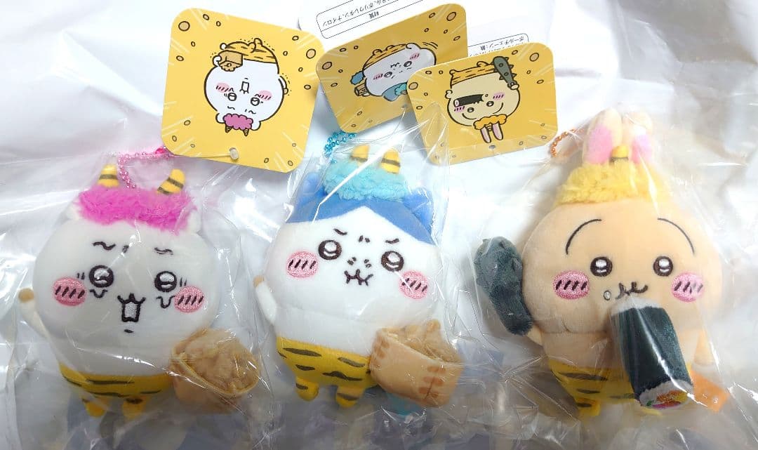 ちいかわ　節分だ！！マスコット ちいかわ ハチワレ うさぎ 3点セット
