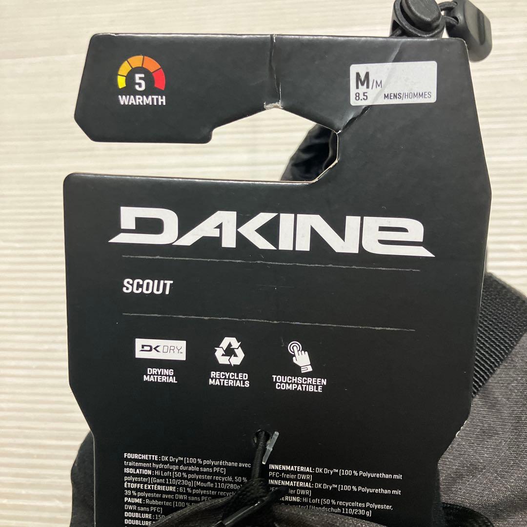 送料無料 新品 DAKINE SCOUT ５本指 スノーグローブ M CAR