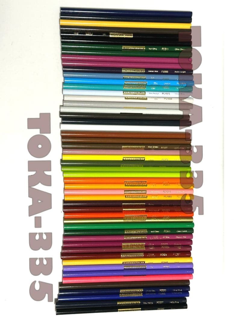 サンフォード カリスマカラー 廃盤 52本 42色 未使用 油性 色鉛筆