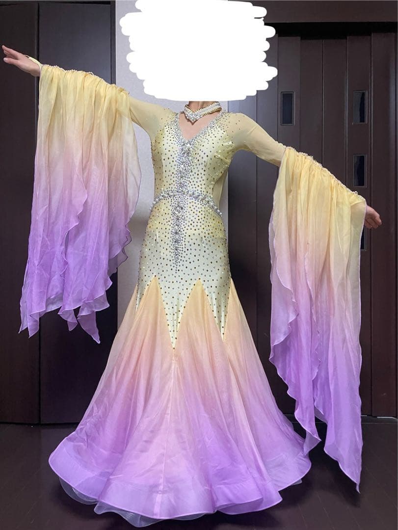 社交ダンスドレス グラデーション