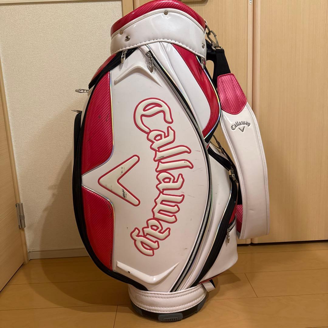 Callaway キャディバッグ ホワイト/ピンク