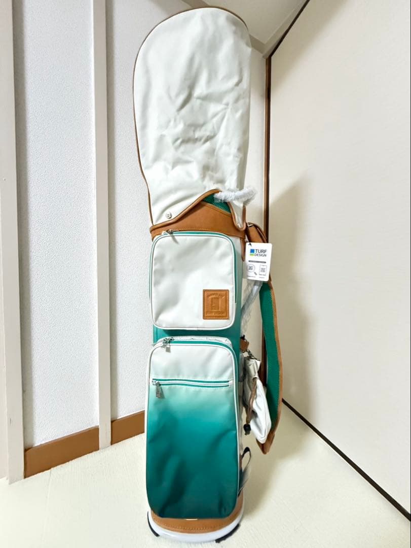 【ゴルフ】ターフデザイン キャディバッグ グリーン